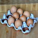 Picture of Ceramic Egg Holder | 12 Eggs - Oyster Glaze